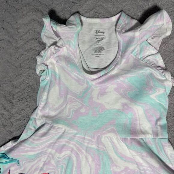 New Girls Ariel Disney Dress Size 8 - Picture 3 of 4